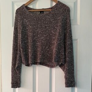 Heathered Knit Sweater